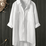 WW | Leinen Bluse Damen Hemd Top