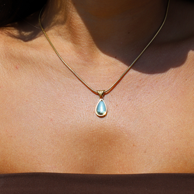 WW | Olive Halskette Natürliche Finesse Goldfarbig Metall
