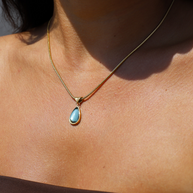 WW | Olive Halskette Natürliche Finesse Goldfarbig Metall