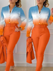Orange Blau