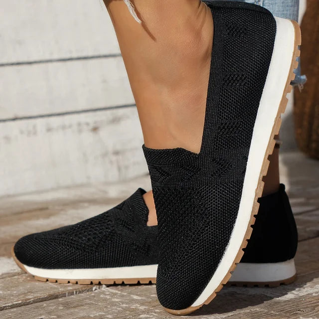 W&W Mode | Damen Sommerschuhe Bequeme Slip on Schuhe Mit Stützender Sohle