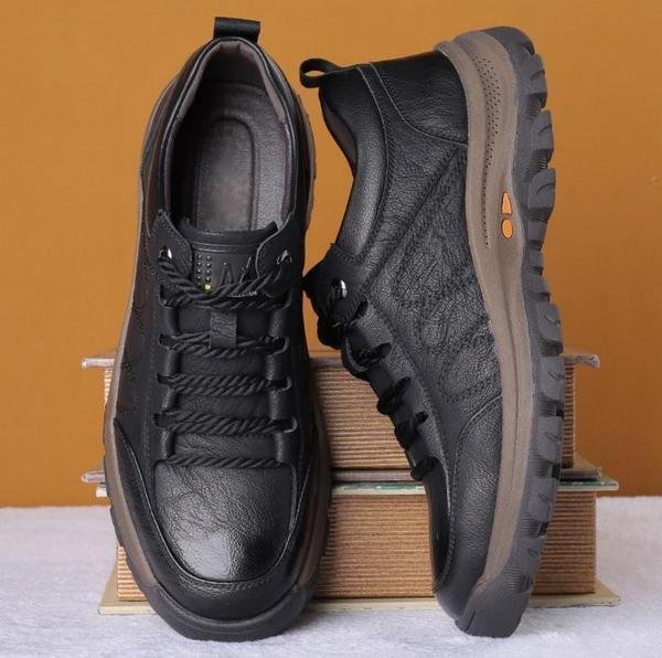 W&W Mode | Herren Lederschuhe Komfortschuhe Aus Echtleder Mit Stützender Sohle