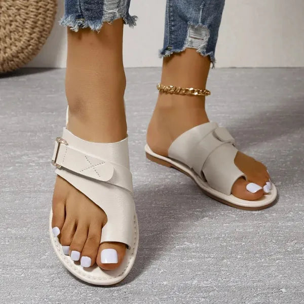WW | Bequeme Leder Damen Sandalen
