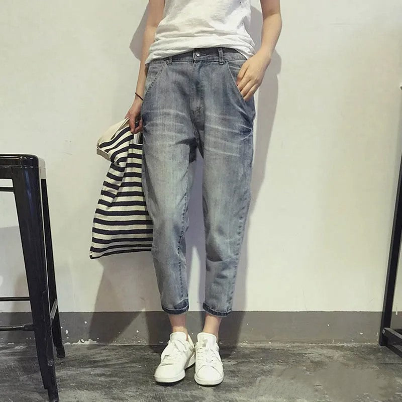 WW | Blaue Jeans Damen Loose Fit