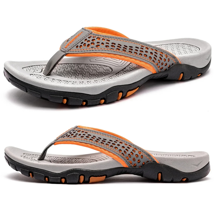 W&W Mode | Herren Schwarz Outdoor Sandalen Robust