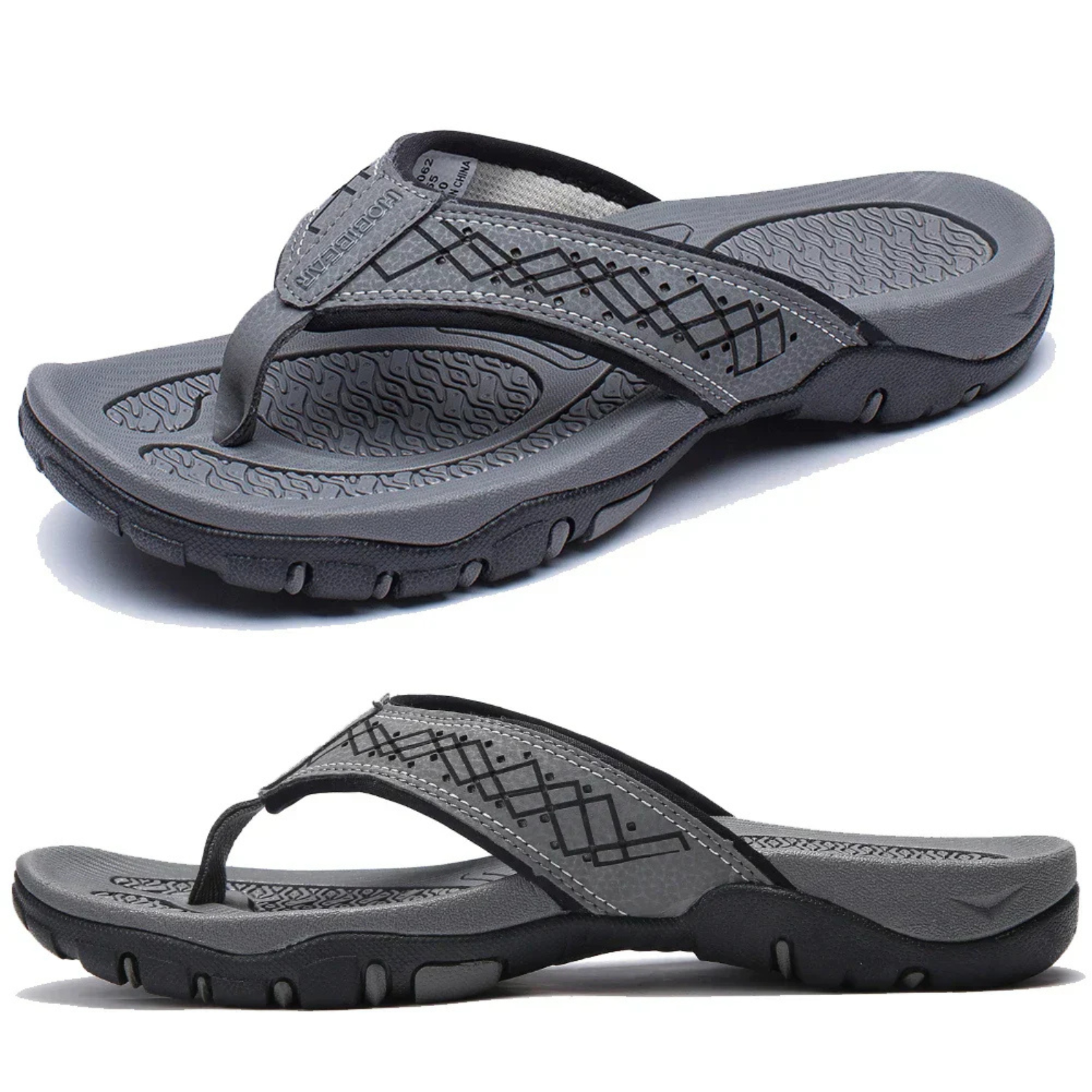 WW | Herren Schwarz Outdoor Sandalen Robust