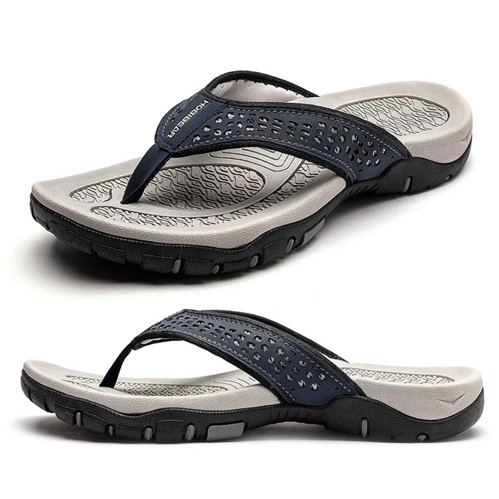 W&W Mode | Herren Schwarz Outdoor Sandalen Robust