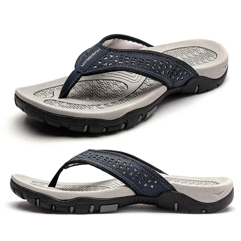 WW | Herren Schwarz Outdoor Sandalen Robust