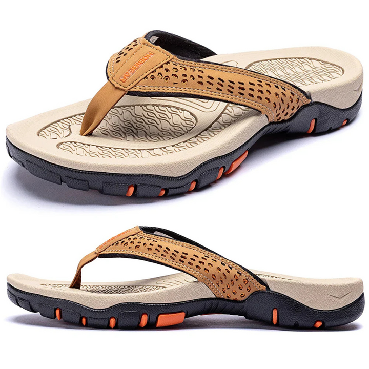 W&W Mode | Herren Schwarz Outdoor Sandalen Robust