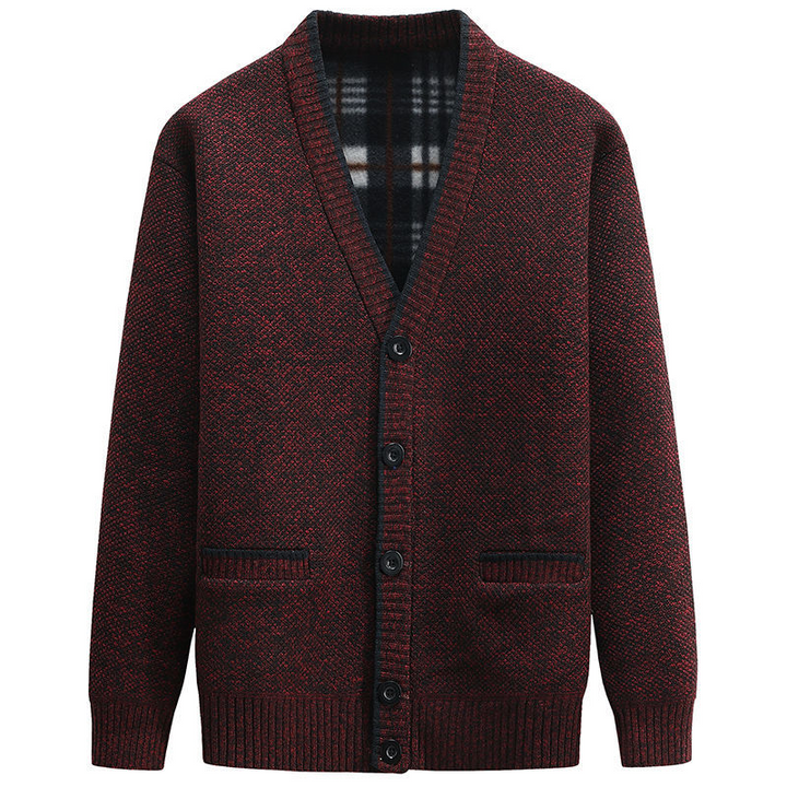 W&W Mode | Herren Outdoor Strickjacke Elegant