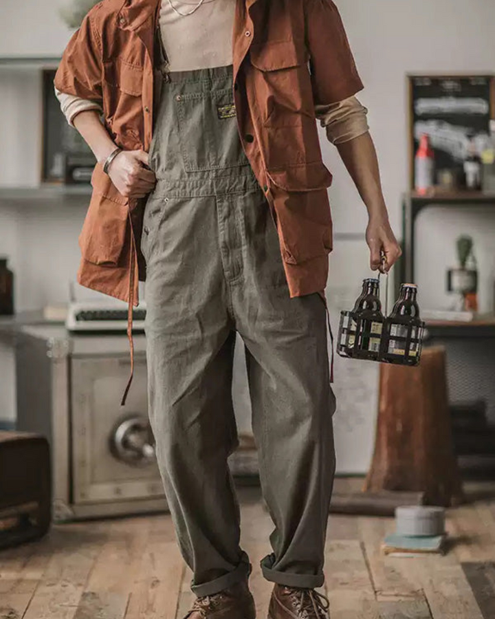 W&W Mode | Herren Robuster Overall Arbeitskleidung