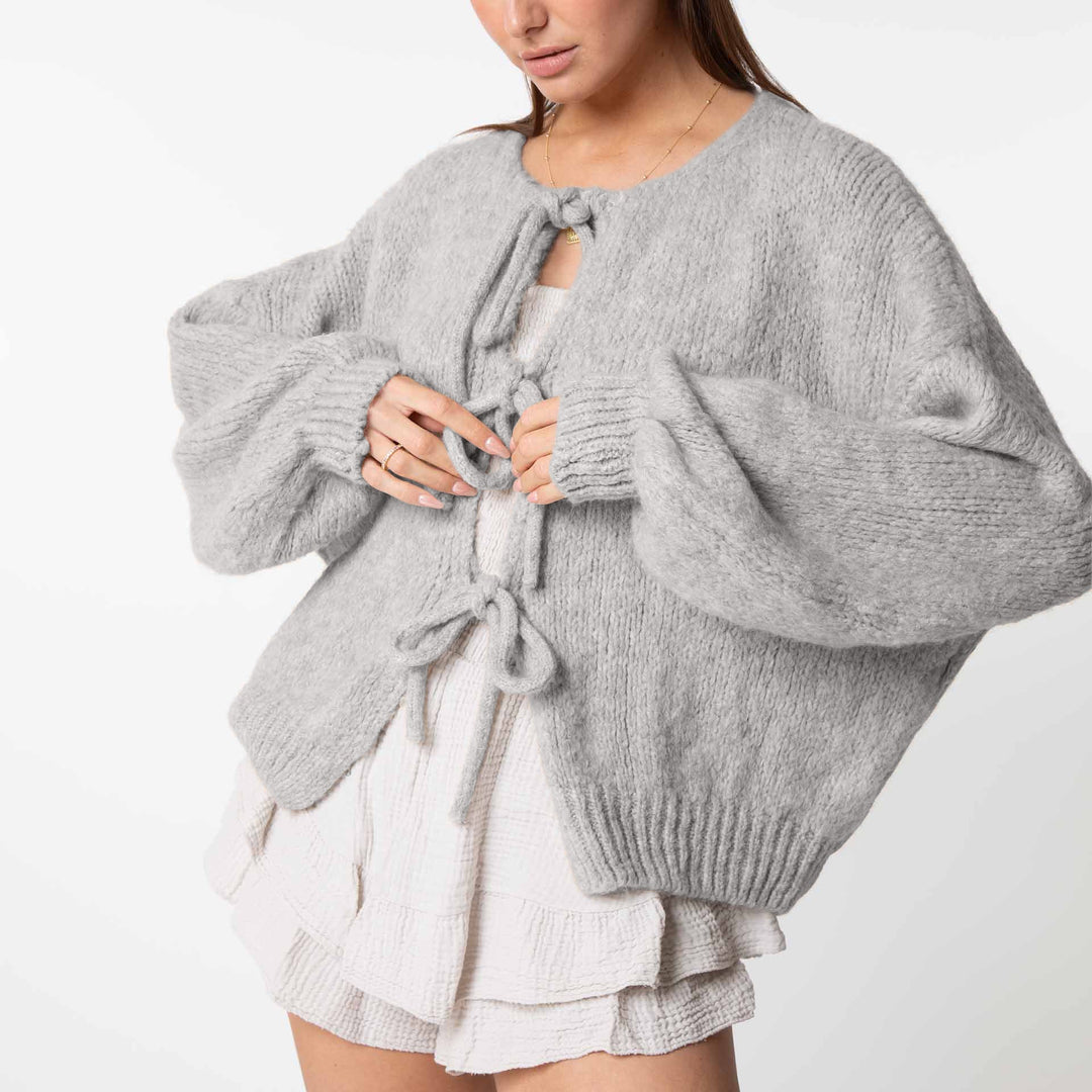 W&W Mode | Strickjacke Mit Schleifen