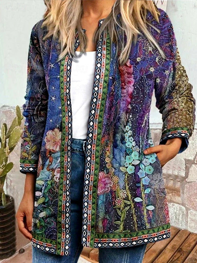 WW | Weit Farbige Vintage Damenjacke
