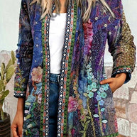 WW | Weit Farbige Vintage Damenjacke