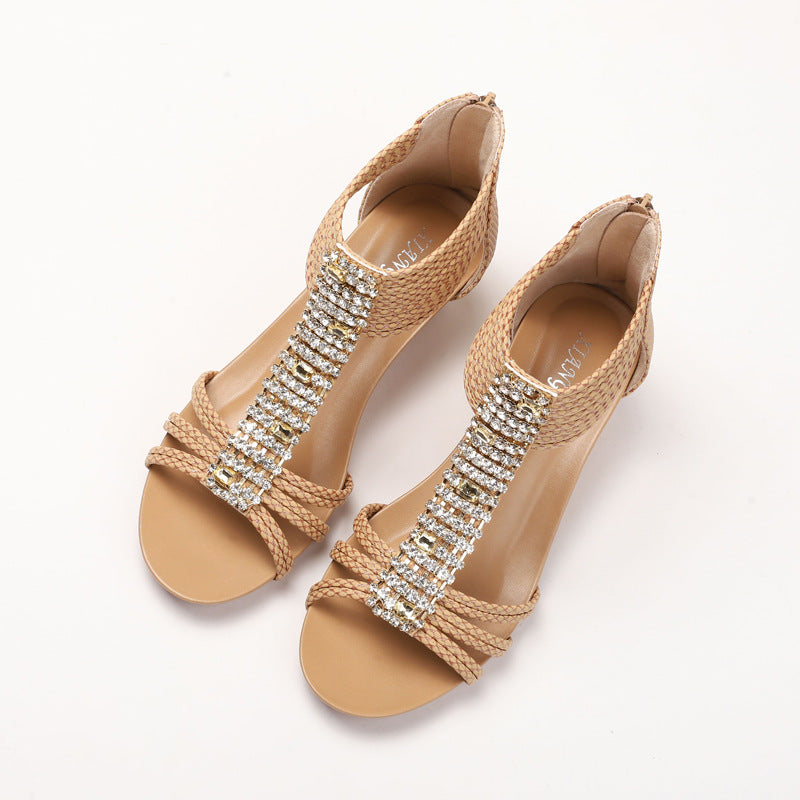 WW | Dames Boho-Keilsandalen