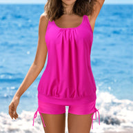 WW, kurzer, bequemer Tankini von ByVera mit U-Ausschnitt