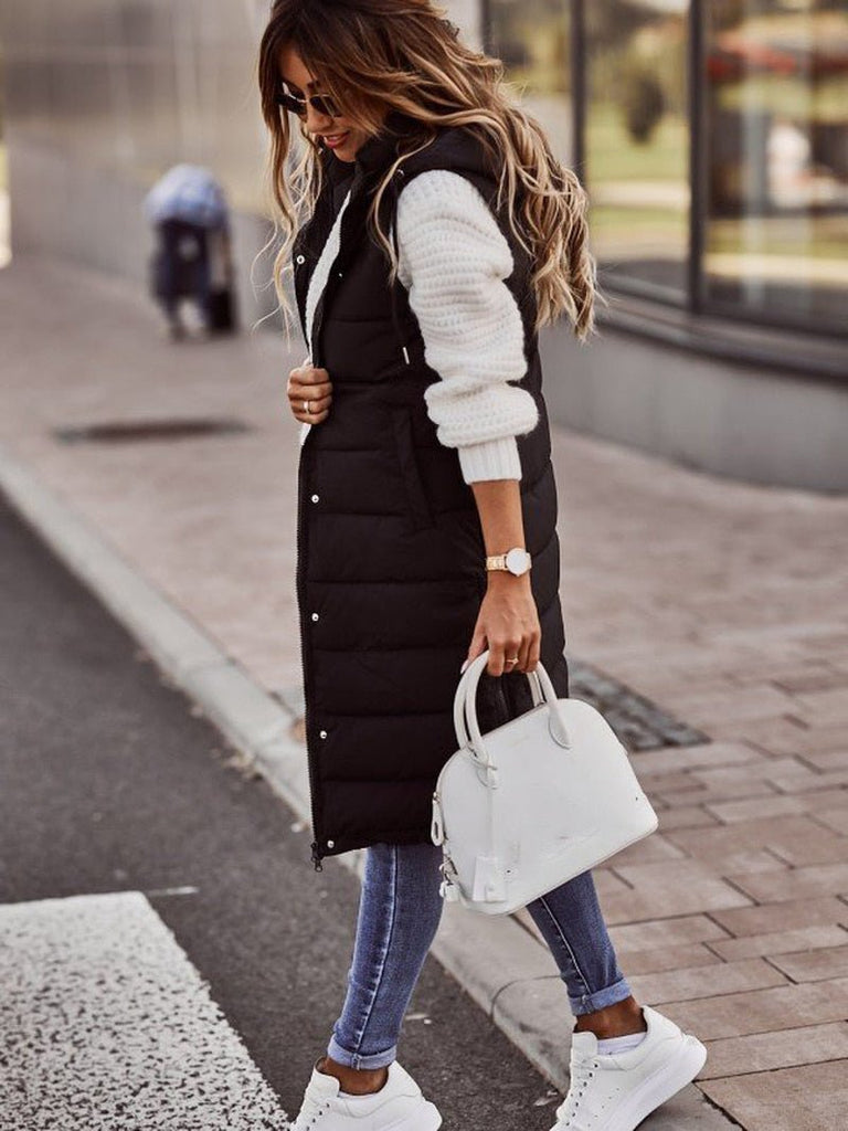 WW | Langer Bodywarmer Weste Camilla
