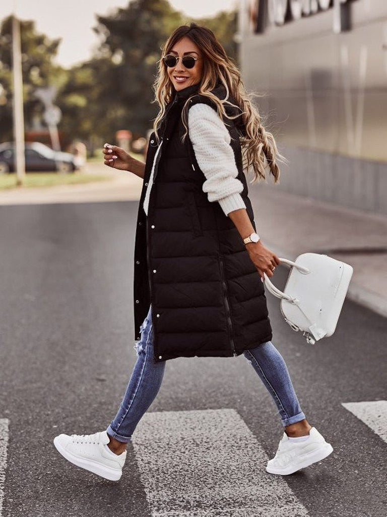 WW | Langer Bodywarmer Weste Camilla
