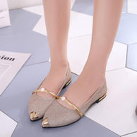 WW | Perlen Flache Schicke Schuhe