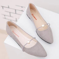 WW | Perlen Flache Schicke Schuhe