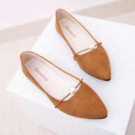 WW | Perlen Flache Schicke Schuhe