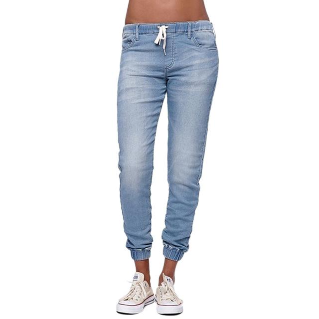 WW | Bleistift Weinlese High Waist Jeans Voll Länger Lockere Cowboy