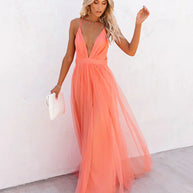 WW | Damen Party Maxikleid Stilvoll, Rückenfrei & Verführerisch