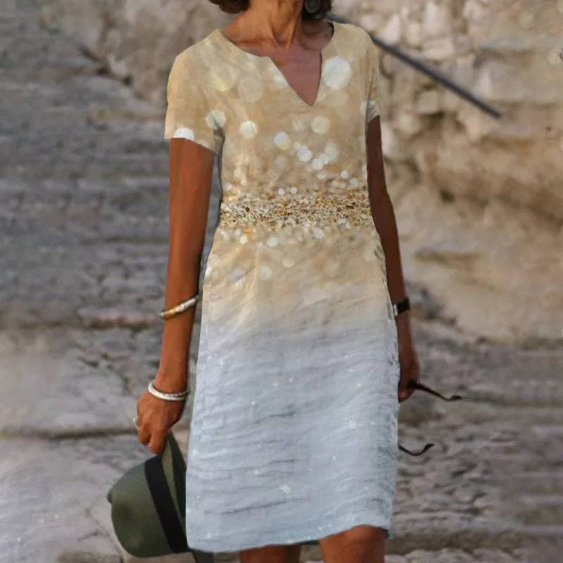 WW | Blumenreich leichtes Baumwollkleid für Damen