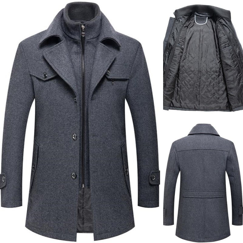 W&W Mode ELEGANTER MANTEL für Männer
