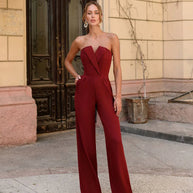 WW | Asymmetrischer Revers Mittel-Taillen Pendel-Overall