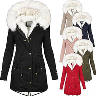 WW | Winterjacke Mit Pelzkragen Für Damen