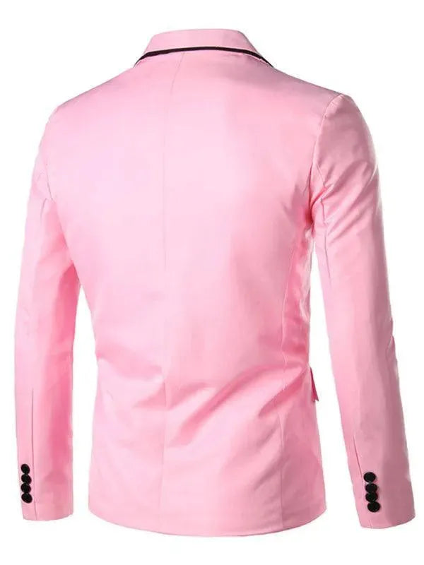 WW | Pink Slim Fit Herren Blazer
