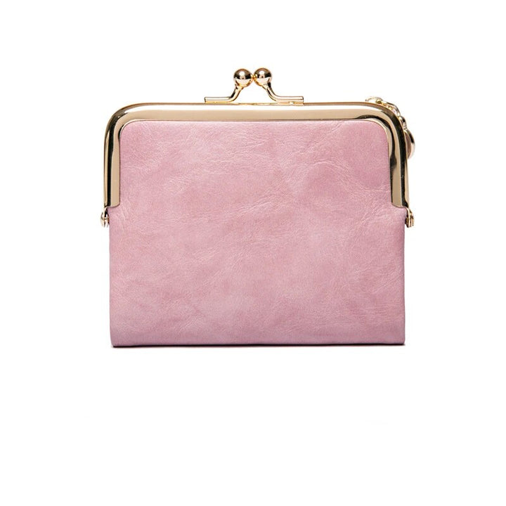 W&W Mode | Kiss Lock Tasche - stilvolle Damen Münzgeldbörse