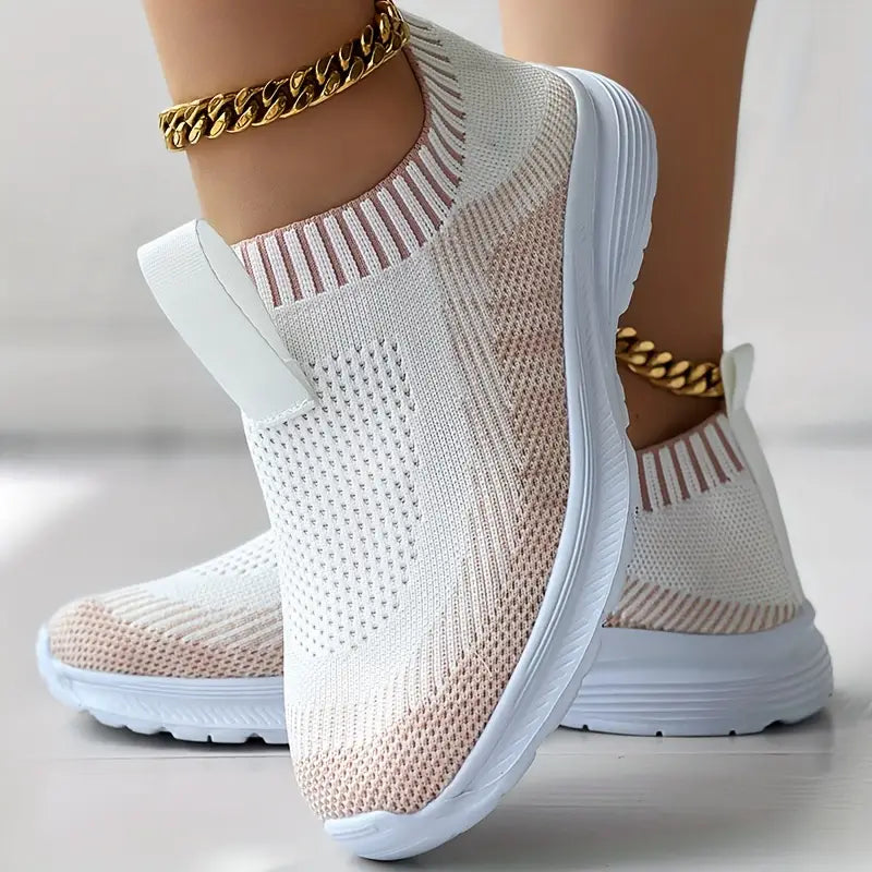 WW | Elegante Strick Sneakers für Frauen Modell Claire Lässig und Stil
