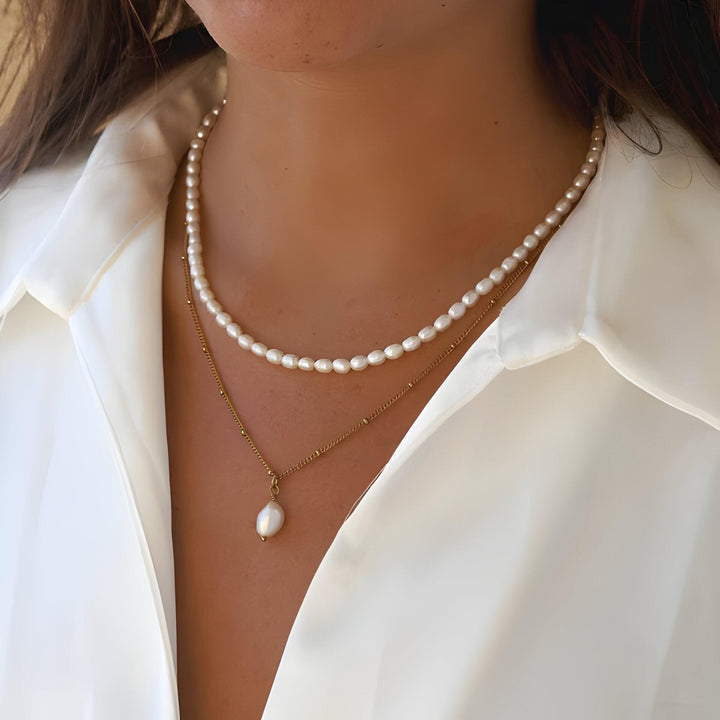 W&W Mode | Paradise Perlen Satz Halskette Mit Elegantem Glanz Für Damen