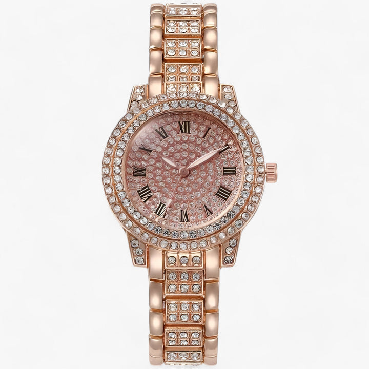W&W Mode | Rund Zirconia Steine Uhr
