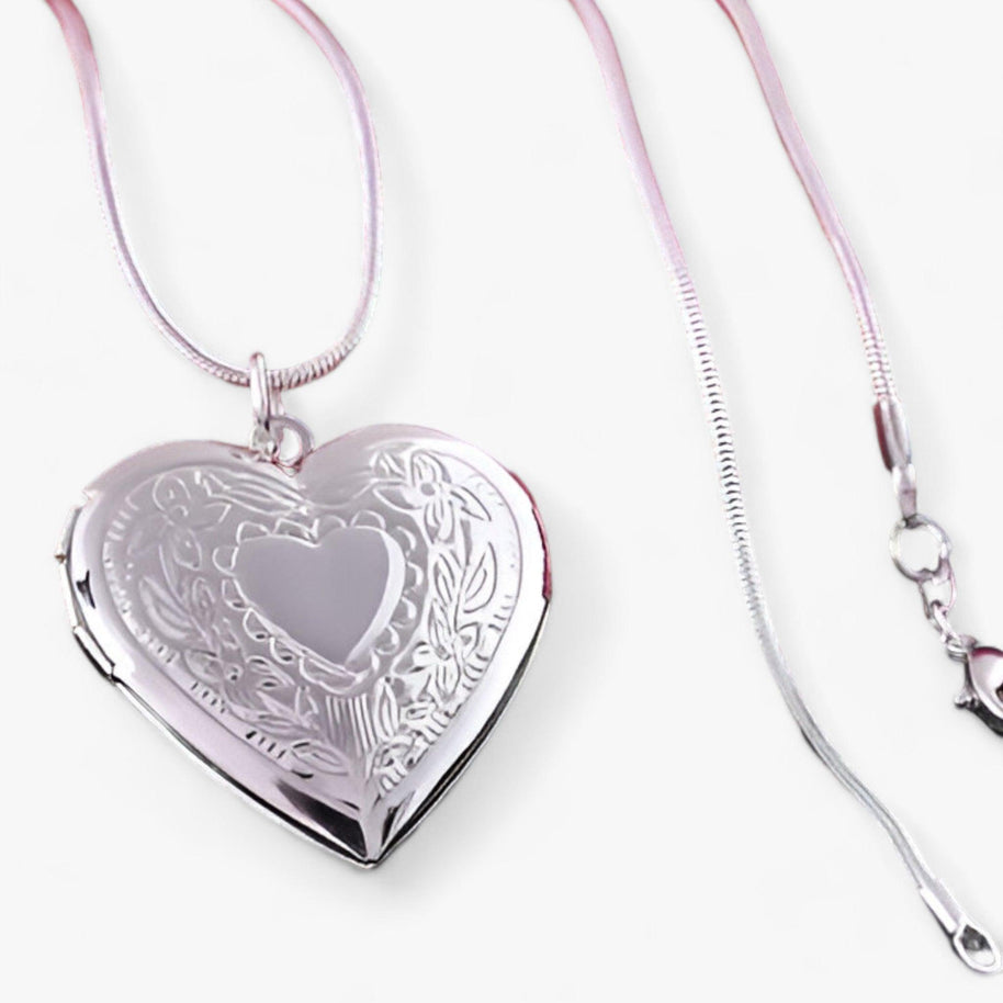WW | Herz Foto Kette in Silber