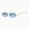 Blaue Brille