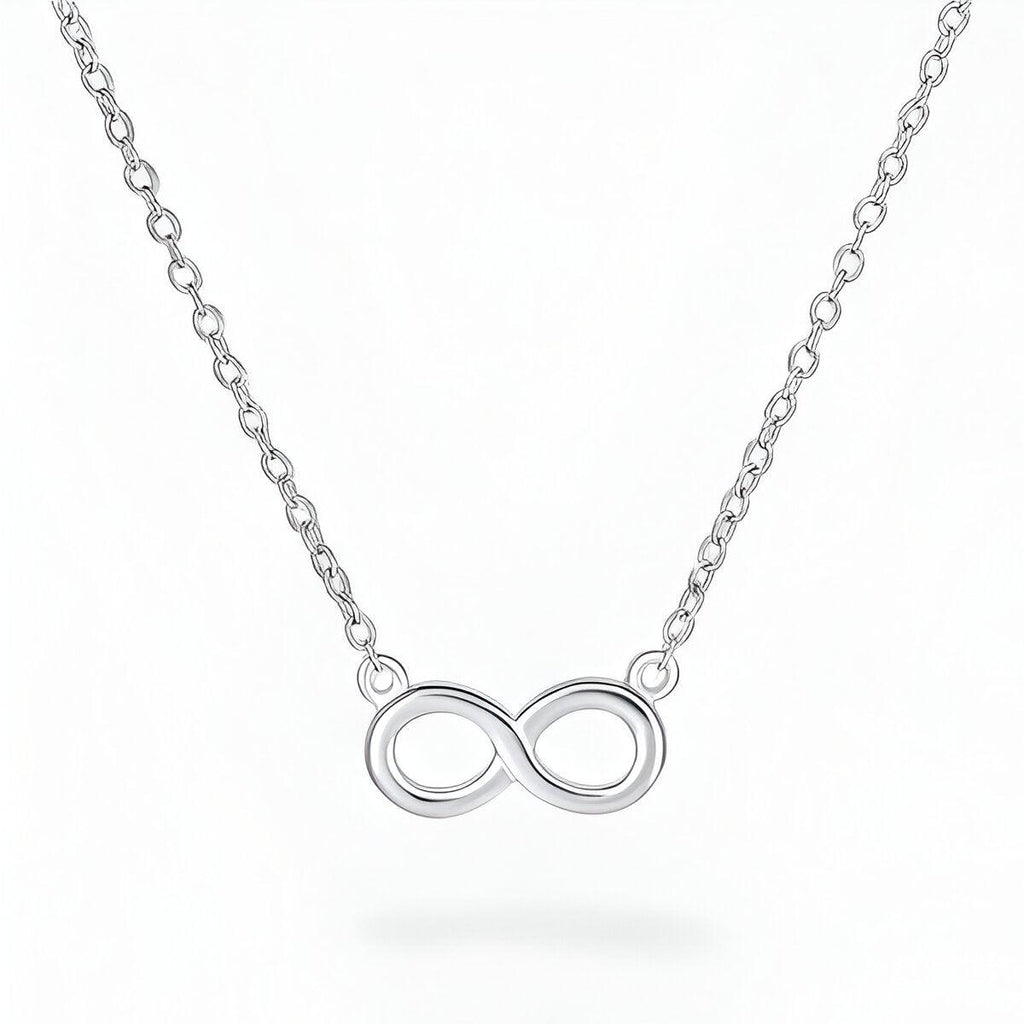 WW | Elegante Infinity Halskette Mit Edlem Charme Für Damen