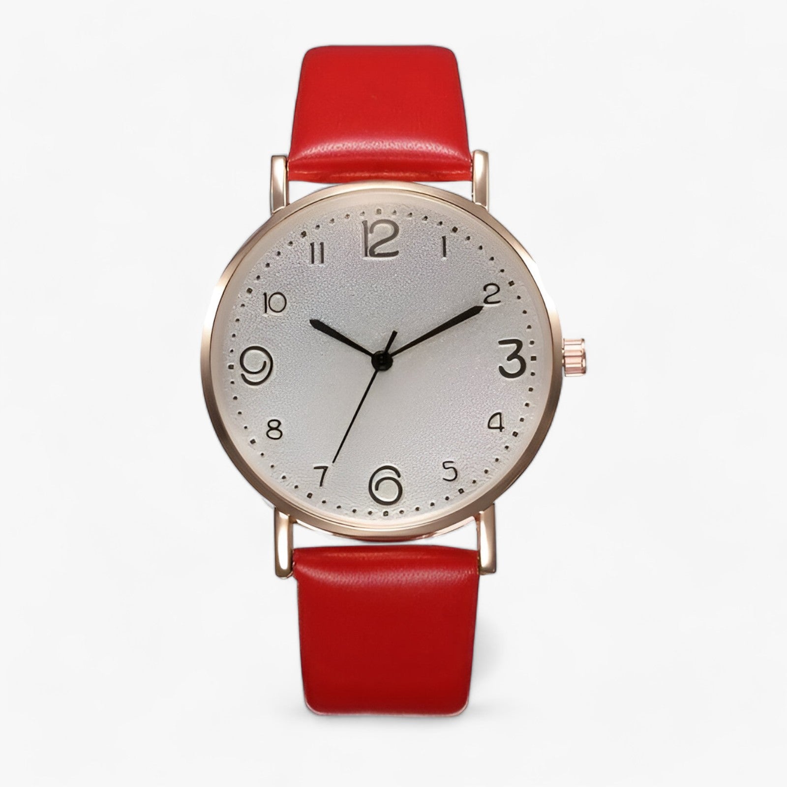 WW | Runde Uhr Mit Lederarmband