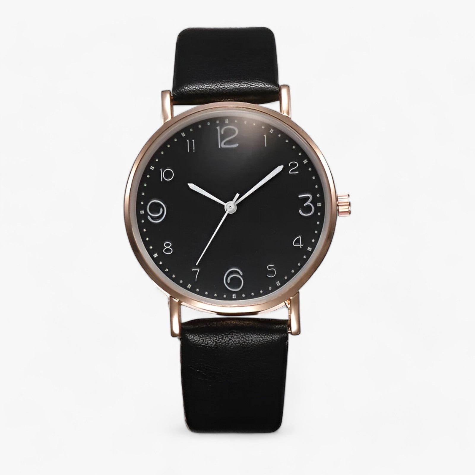 WW | Runde Uhr Mit Lederarmband