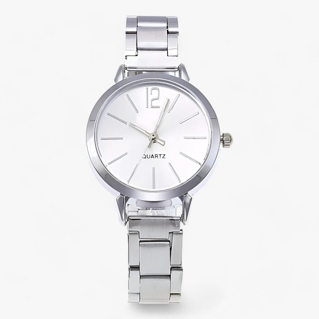 W&W Mode | Runde Uhr Aus Legierung Inklusive Armband