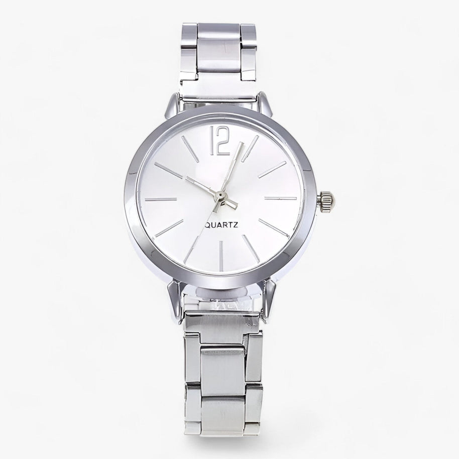 WW | Runde Uhr Aus Legierung Inklusive Armband