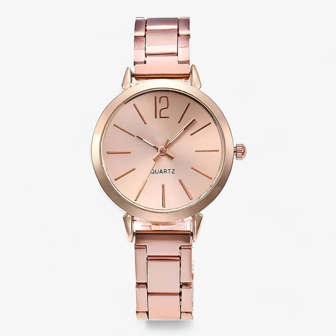 W&W Mode | Runde Uhr Aus Legierung Inklusive Armband