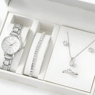 WW | Runde Uhr Aus Legierung Inklusive Armband
