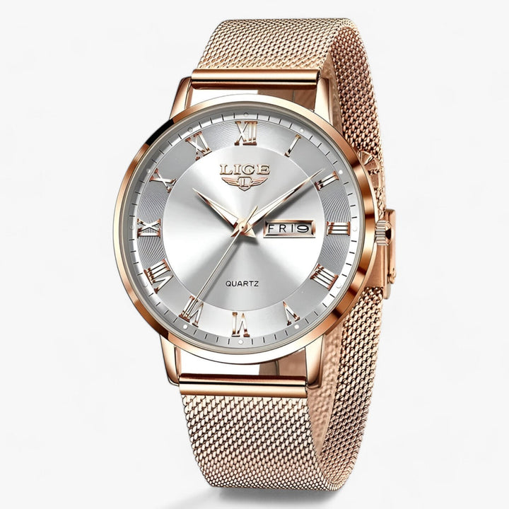 W&W Mode | Elegantes Stahl Mesh Uhr