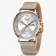 WW | Elegantes Stahl Mesh Uhr