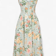 Blumen-Kleid mit Spitze für den Sommer