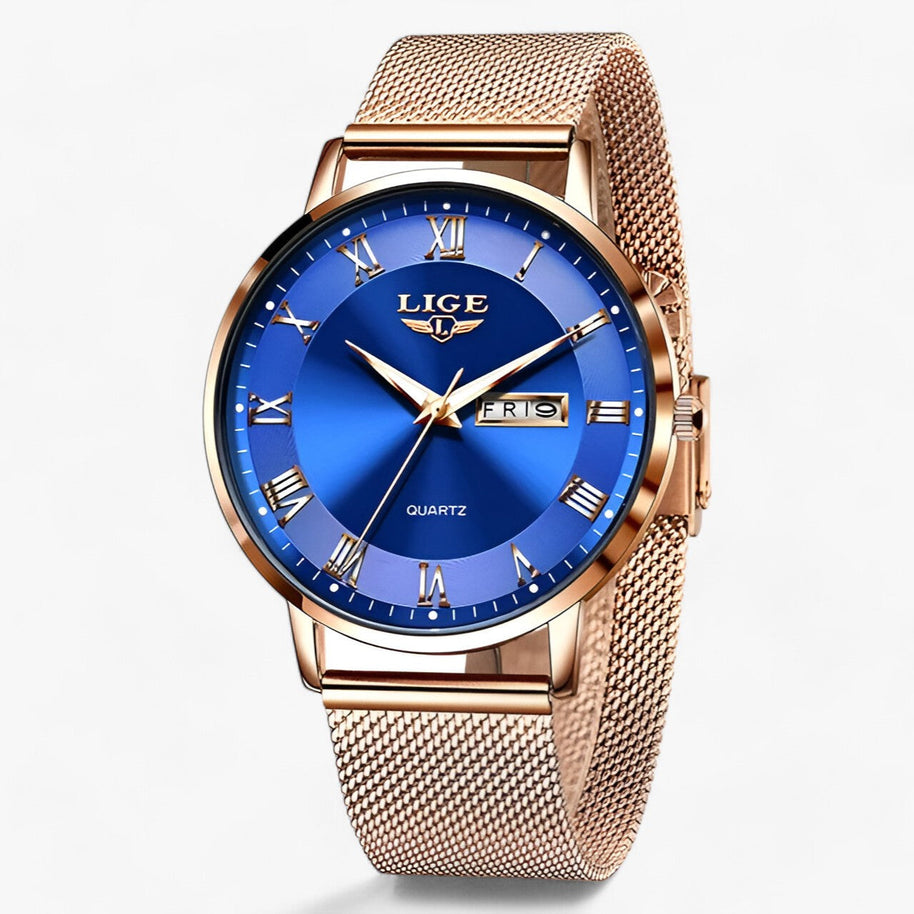 WW | Elegantes Stahl Mesh Uhr