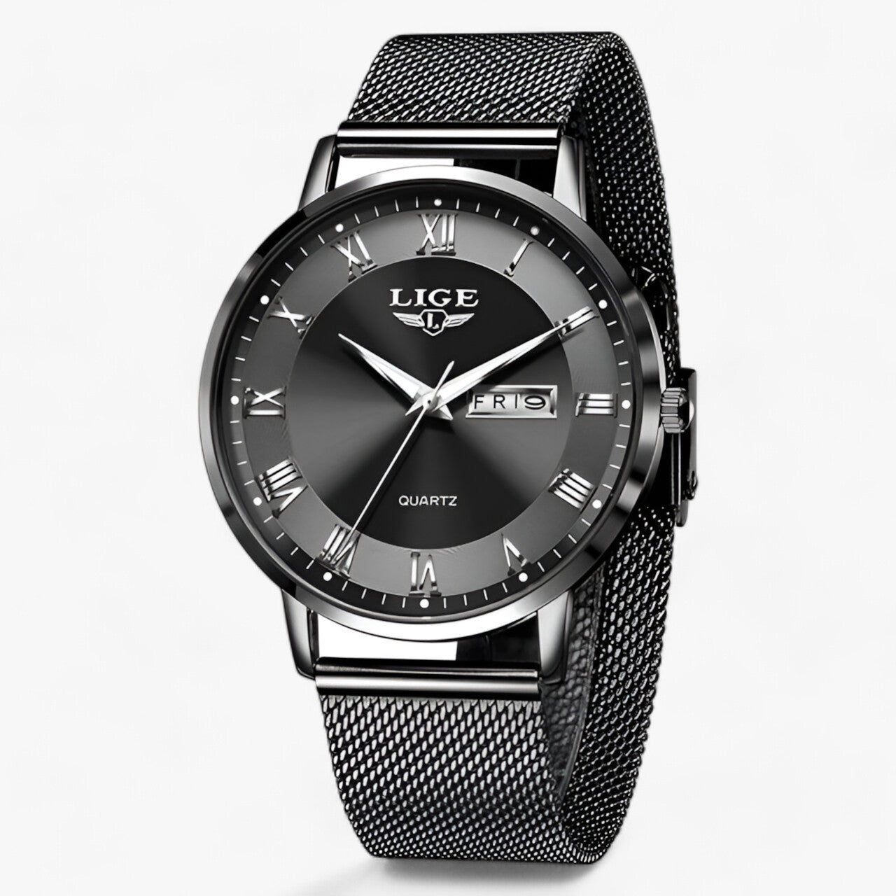 WW | Elegantes Stahl Mesh Uhr